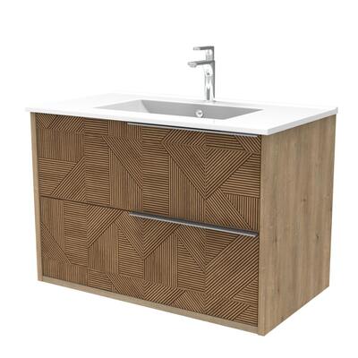 REEL Hanging Washbasin Base with 2 Drawers